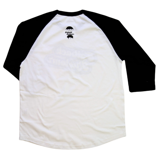 Fatback Customz Baseball Tee - White/Black