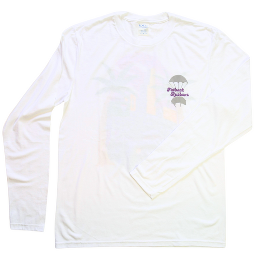 Fatback Customz x Cars & Croquetas V1 Longsleeve - White