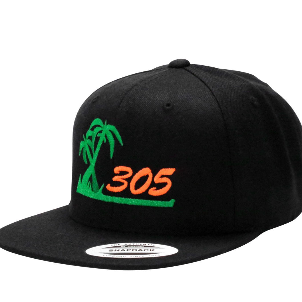 305 Palm Snapback - Black