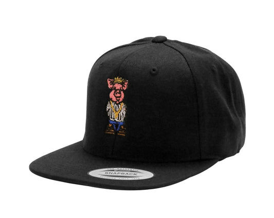 Piggie "P.I.G." Snapback - Black