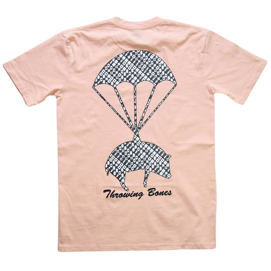 Throwing Bones T-Shirt - Pink