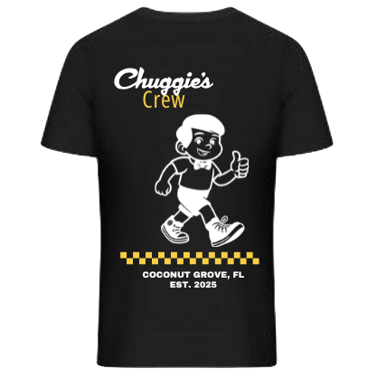 Chuggie's Checkered T-shirt - Black