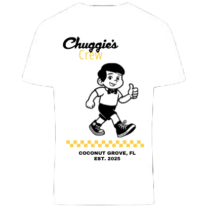Chuggie's Checkered T-shirt - White