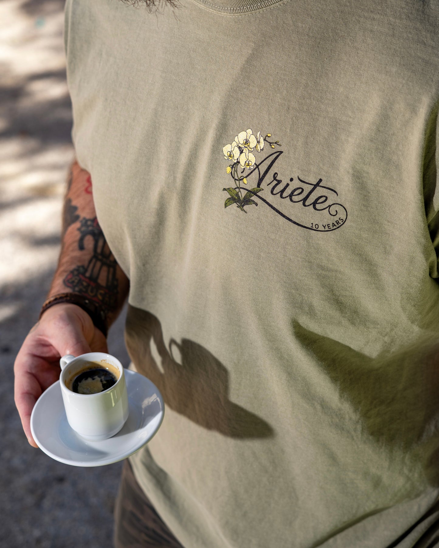 Ariete 10-Year Anniversary Tee - Khaki