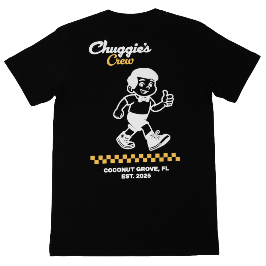 Chuggie's Checkered T-shirt - Black