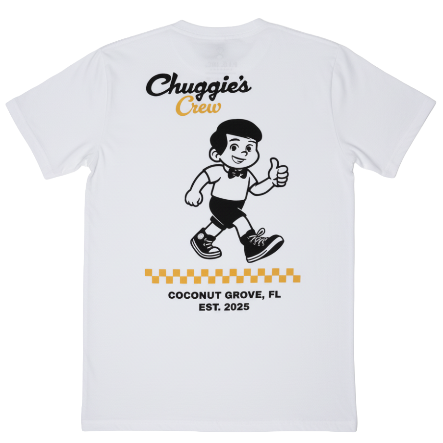 Chuggie's Checkered T-shirt - White