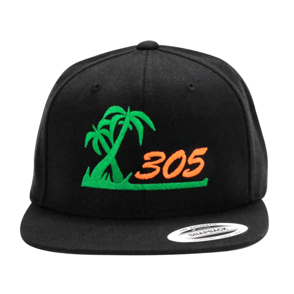 305 Palm Snapback - Black